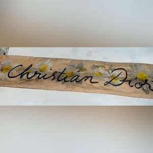 Christian Dior new with tags still attached Women’s silk scarf